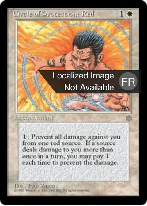 Cercle de protection : rouge