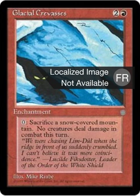 Crevasses glaciaires