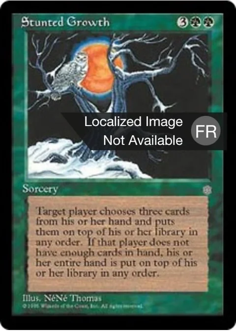 Croissance sclérosée