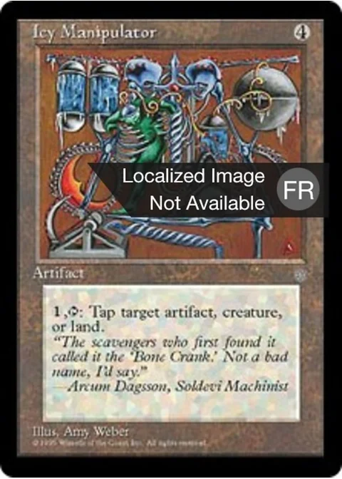 Manipulateur glacial