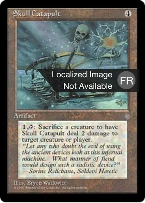 Catapulte des crânes