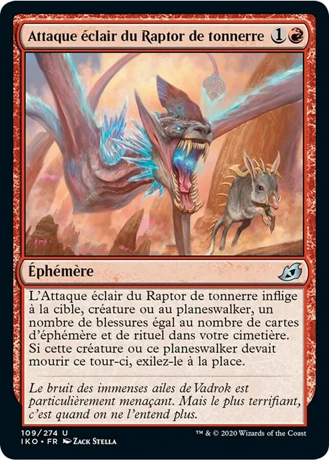 Attaque éclair du Raptor de tonnerre