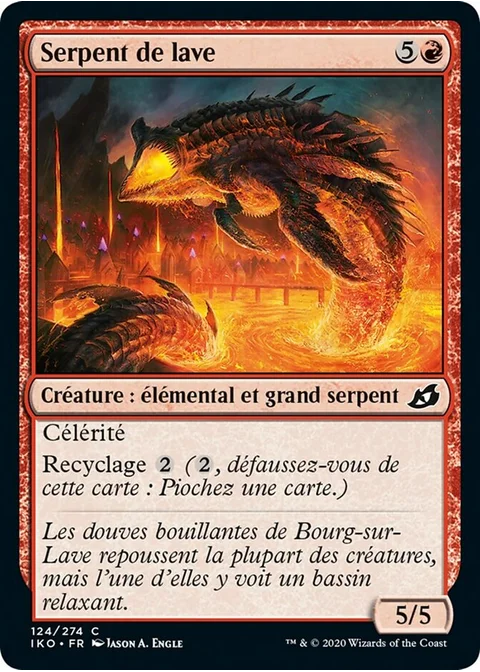 Serpent de lave