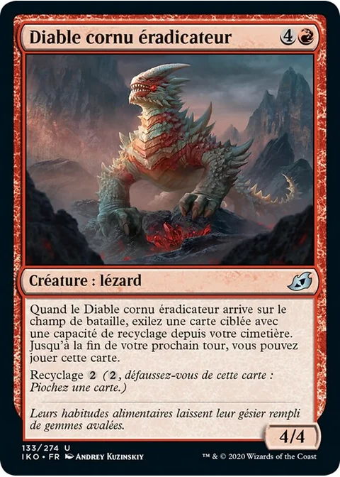Diable cornu éradicateur