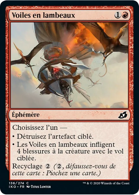 Voiles en lambeaux