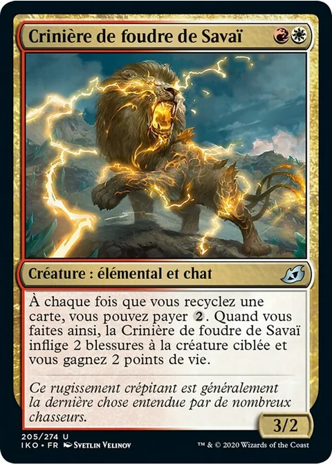 Crinière de foudre de Savaï