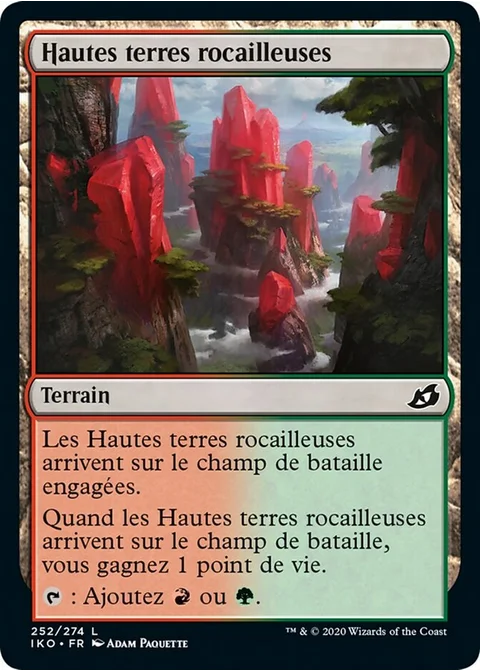 Hautes terres rocailleuses