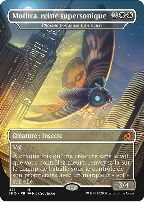 Phalène pondeuse lumineuse