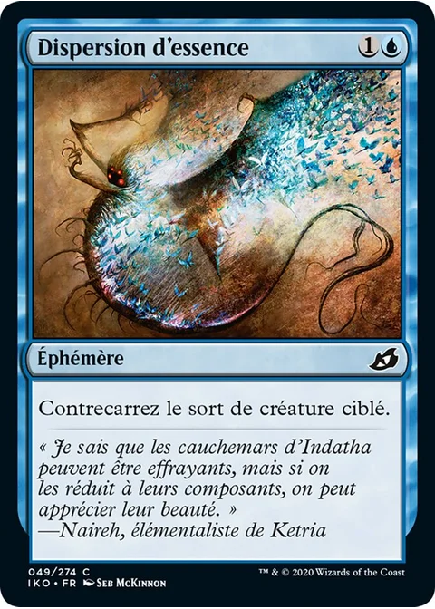 Dispersion d'essence