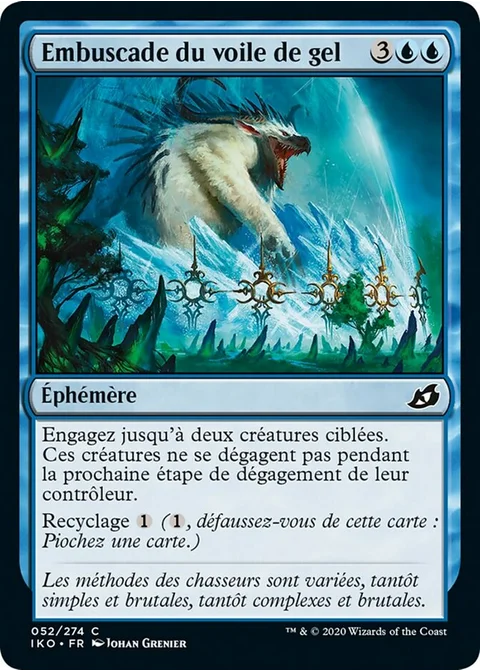 Embuscade du voile de gel