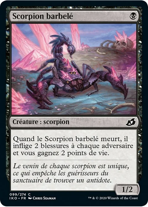 Scorpion barbelé