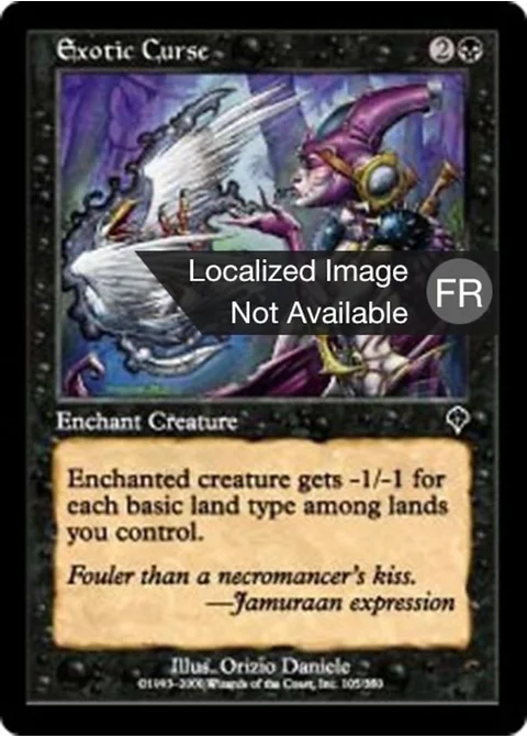 Malédiction exotique
