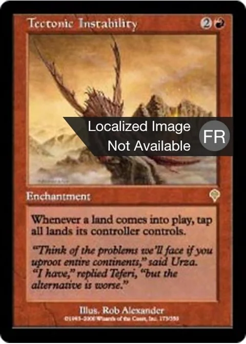 Instabilité tectonique