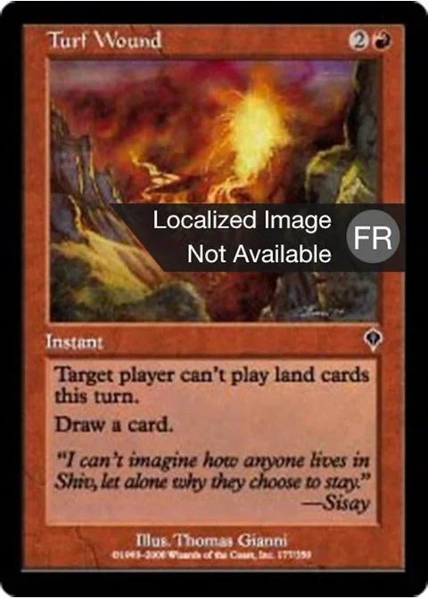 Blessure de la terre