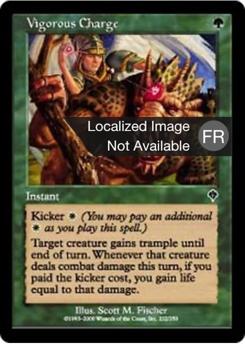 Charge vigoureuse