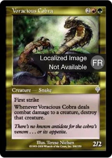 Cobra vorace