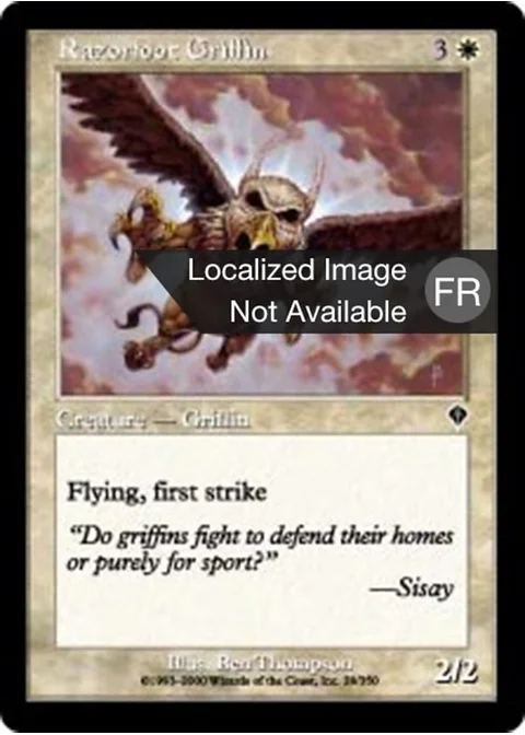 Griffon serres-rasoir