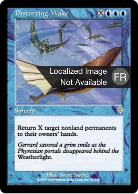 Sillage de distorsion