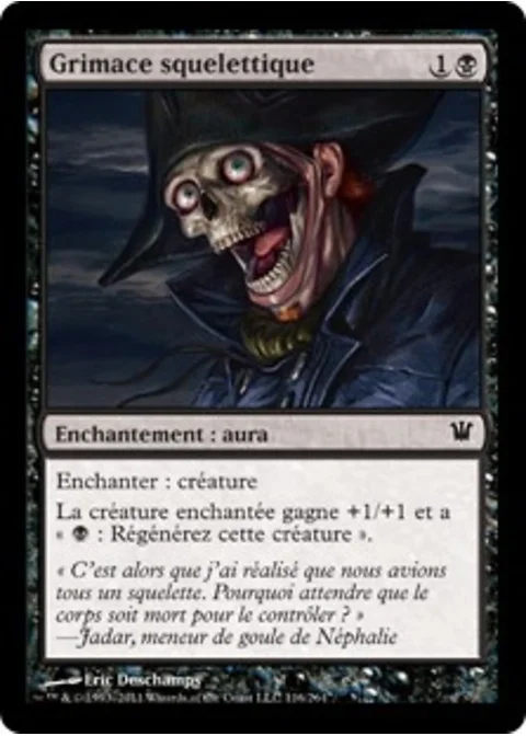 Grimace squelettique