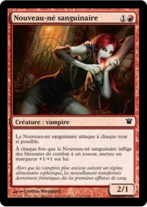 Nouveau-né sanguinaire