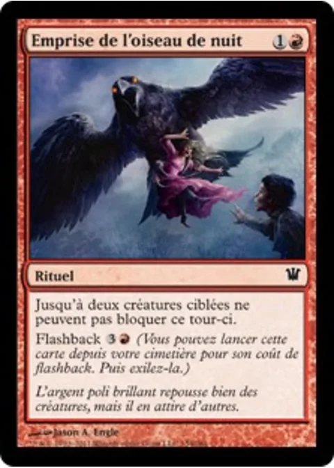 Emprise de l'oiseau de nuit