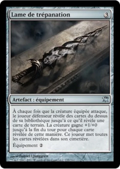 Lame de trépanation