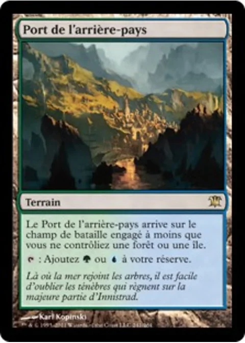 Port de l'arrière-pays