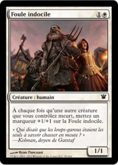 Foule indocile