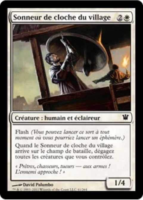 Sonneur de cloche du village