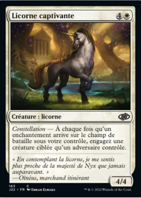 Licorne captivante