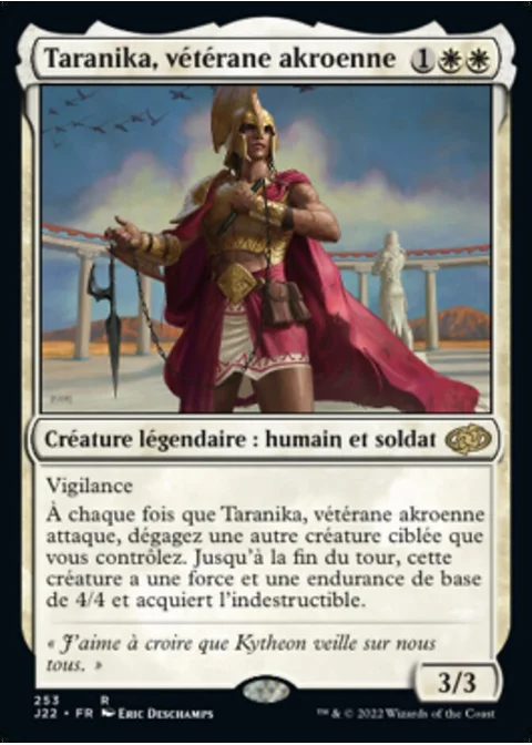 Taranika, vétérane akroenne
