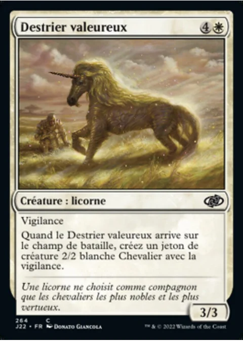 Destrier valeureux