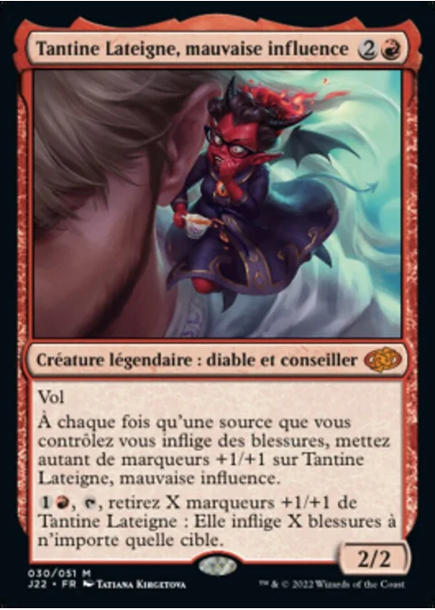 Tantine Lateigne, mauvaise influence