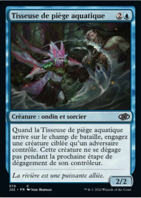 Tisseuse de piège aquatique