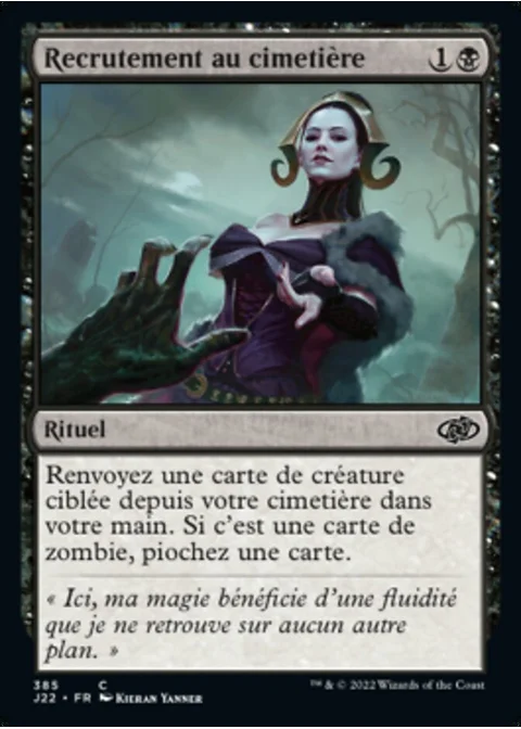 Recrutement au cimetière