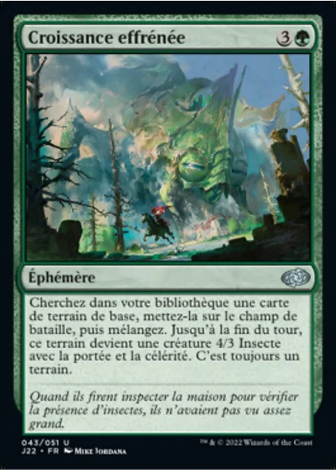 Croissance effrénée