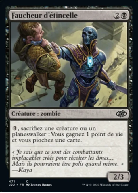 Faucheur d'étincelle