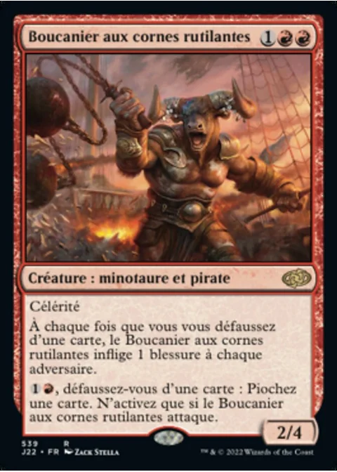 Boucanier aux cornes rutilantes