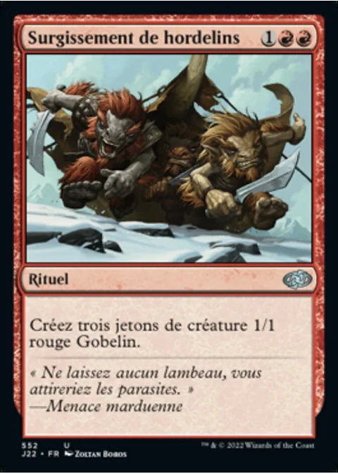 Surgissement de hordelins