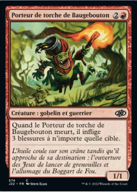 Porteur de torche de Baugebouton