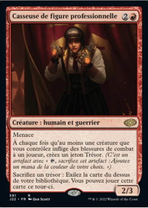 Casseuse de figure professionnelle