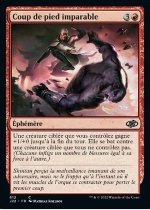 Coup de pied imparable