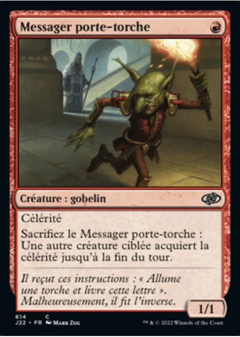 Messager porte-torche