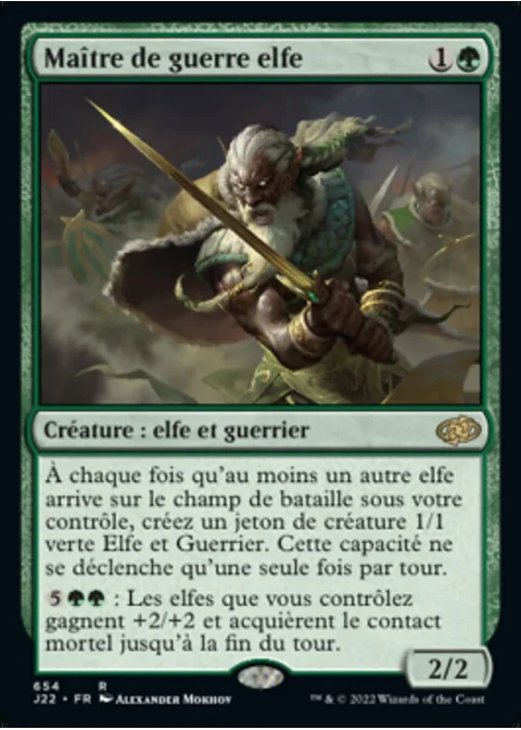 Maître de guerre elfe