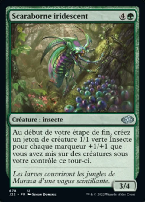 Scaraborne iridescent