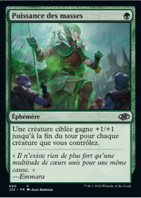 Puissance des masses