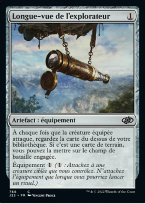 Longue-vue de l'explorateur