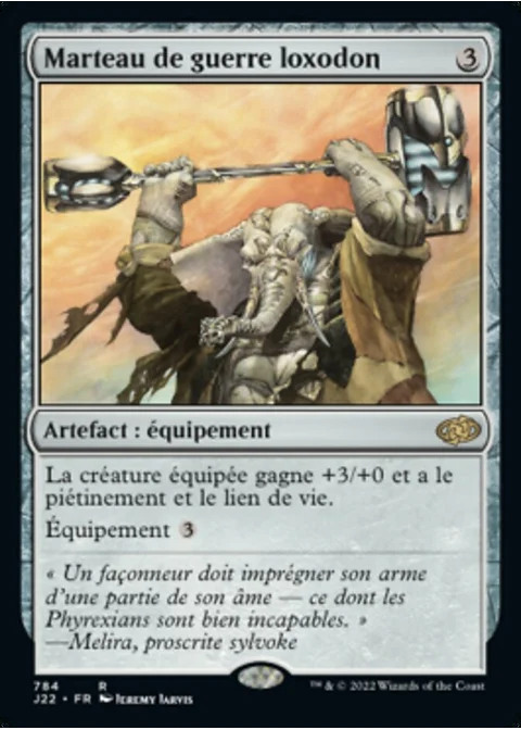 Marteau de guerre loxodon