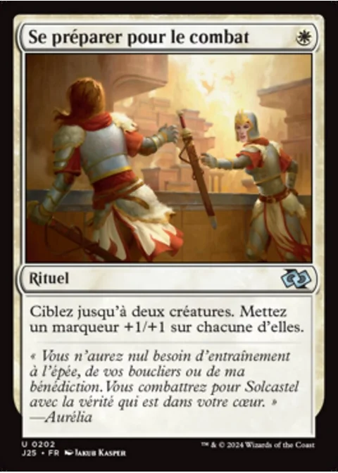 Se préparer pour le combat