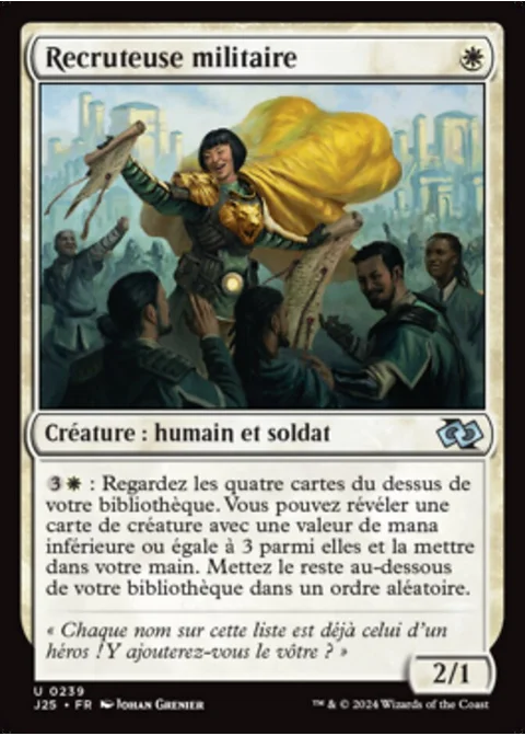 Recruteuse militaire